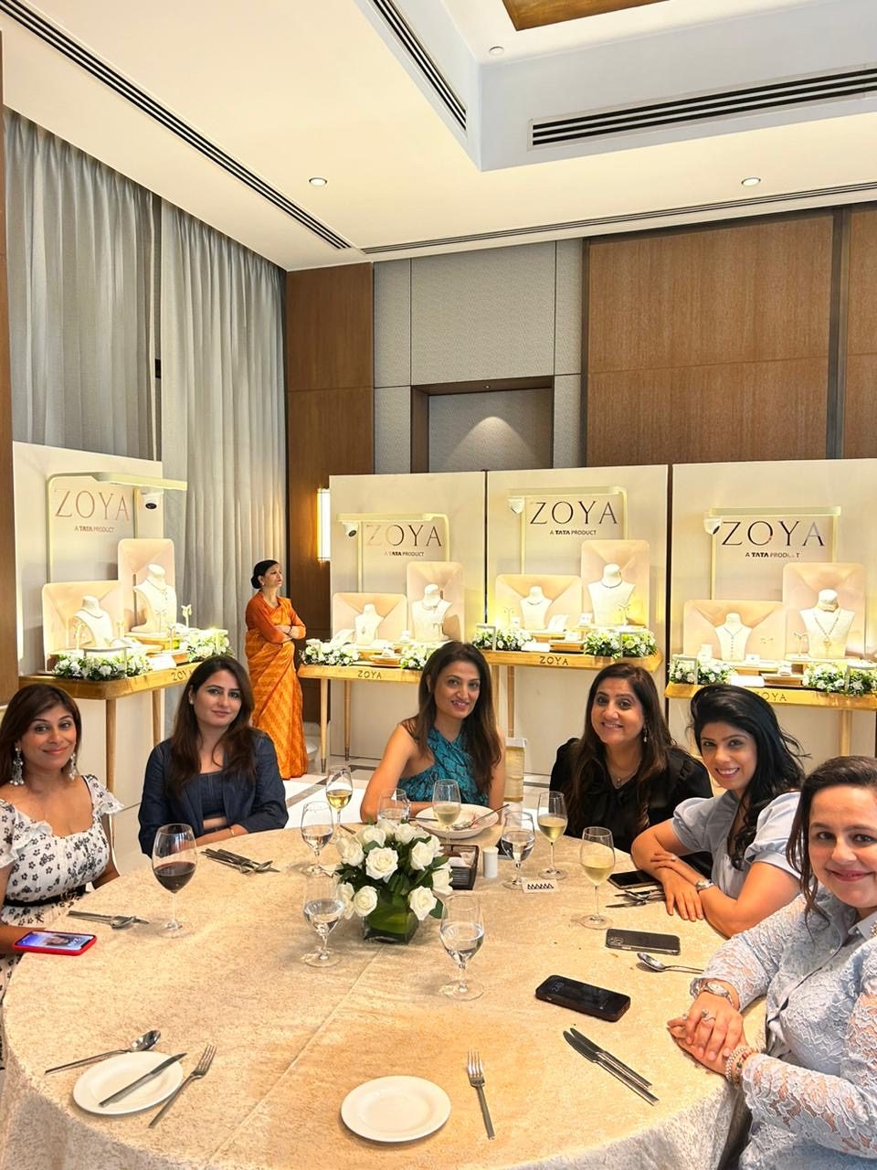 Corporate brand team dinner