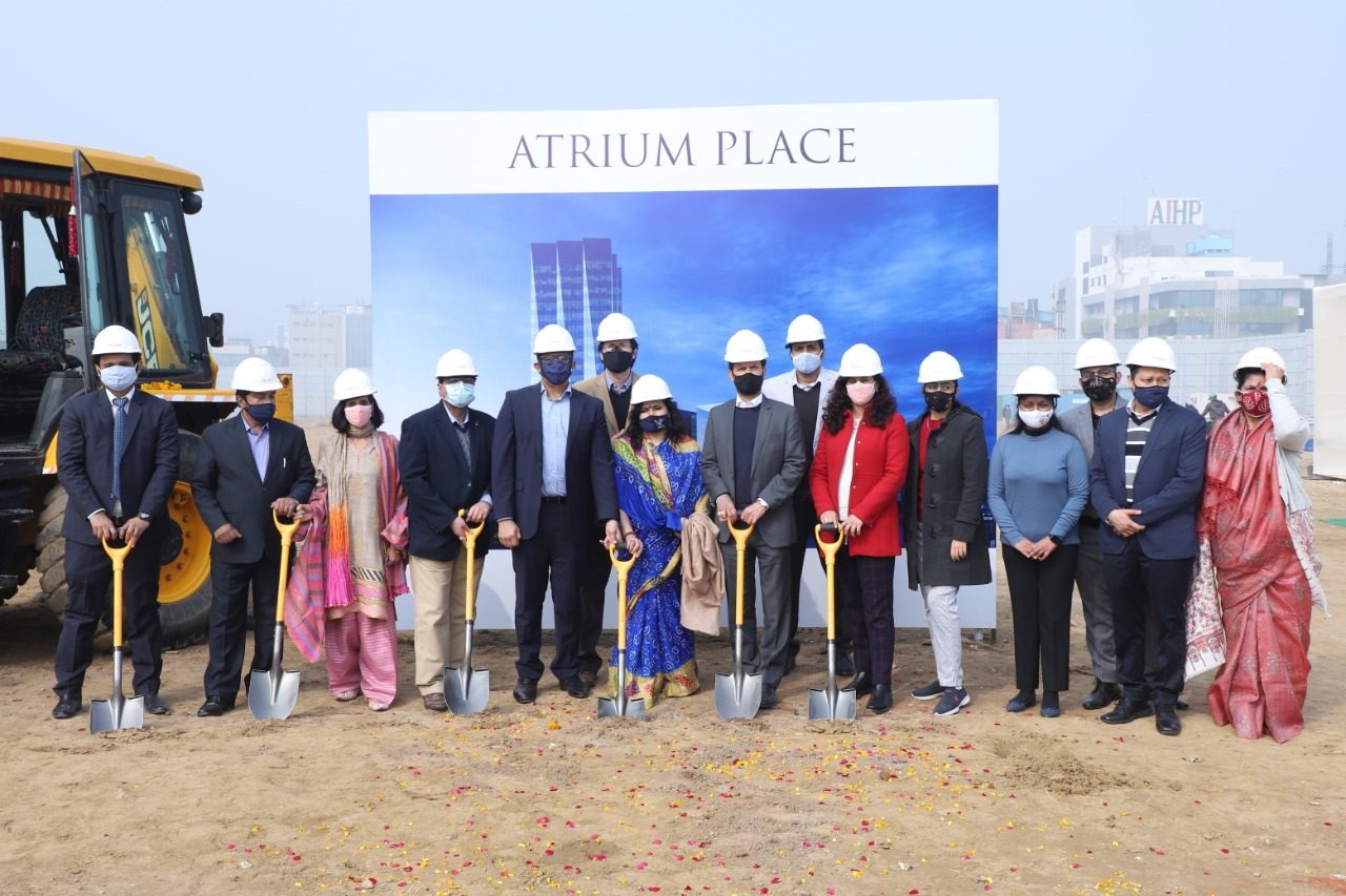 Groundbreaking ceremony group photo