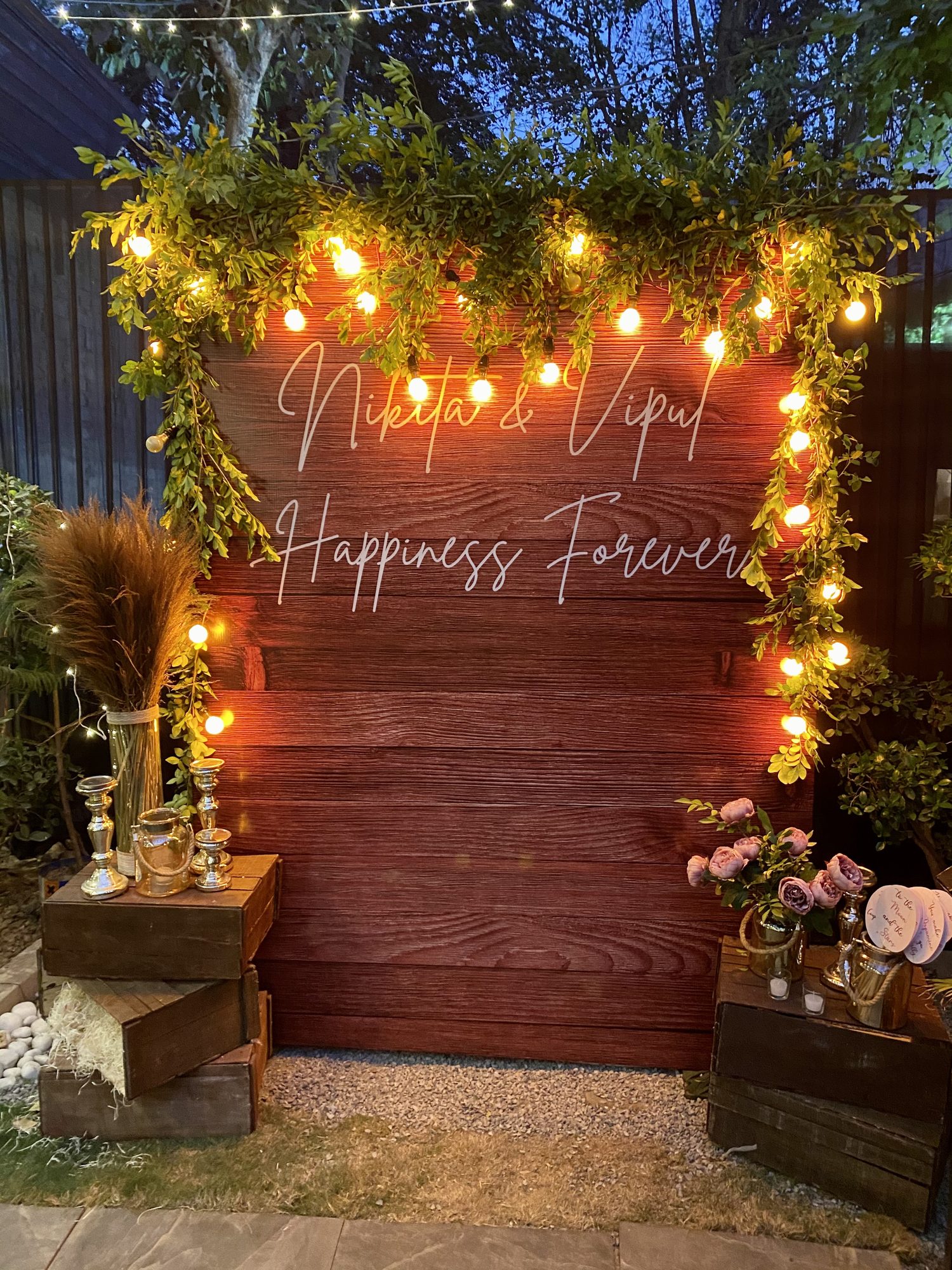 Social gathering setup